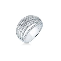 Anneau Mirco Visconti Femme Fantasia in Or Diamante 0.59 Ct CP557 - CP557